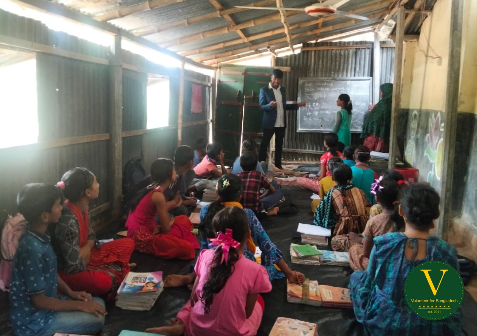 VBD volunteers working together on a community project