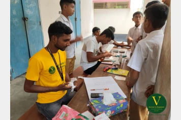 বিনামূল্যে রক্তের গ্রুপ নির্ণয় ও সচেতনতামূলক ক্যাম্পেইন