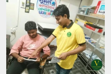ভোলাহাটে ভিবিডি-এর উদ্যোগে ডেঙ্গু প্রতিরোধে সচেতনতামূলক লিফলেট বিতরণ